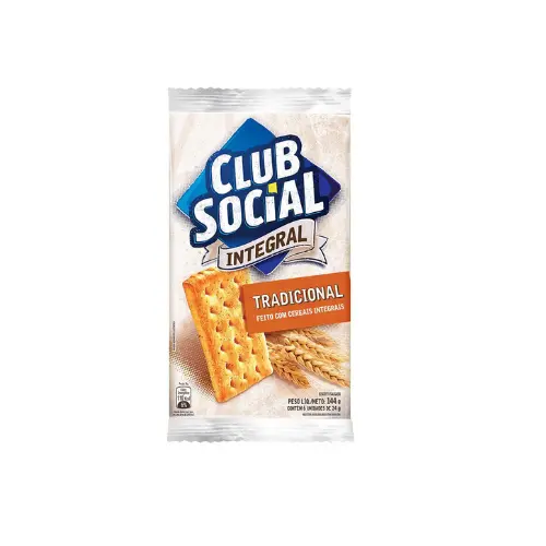BISCOITO CLUB SOCIAL INTEGRAL 144GR