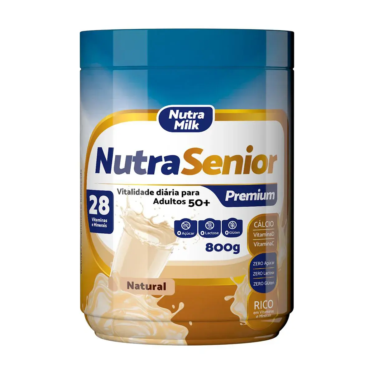 NUTRASENIOR PREMIUM SEM LACTOSE SEM SABOR 800GR