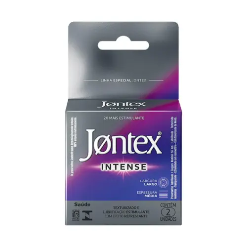 PRESERVATIVO JONTEX INTENSE 2 UNIDADES