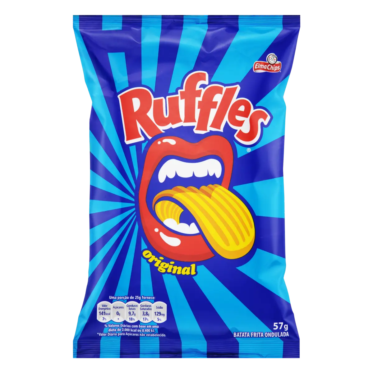 SALGADINHO RUFFLES ORIGINAL 115GR