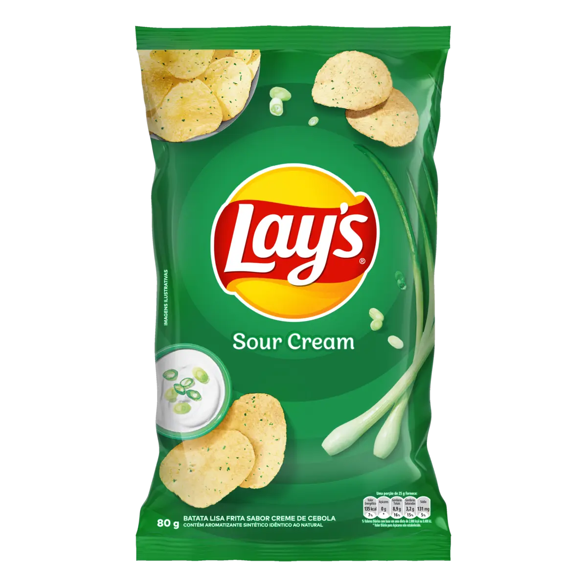 SALGADINHO LAYS SOUR CREAM 70GR