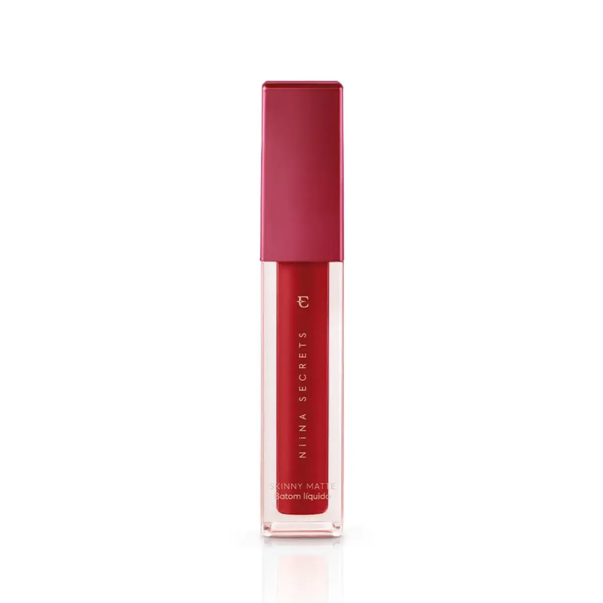 BATOM LIQ NIINA SECRETS SKINNY MATTE VERMELHO HIBISCO 5ML