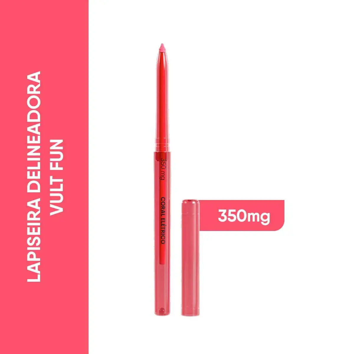 LAPISEIRA DELINEADORA VULT CORAL ELETRICO 0,35GR