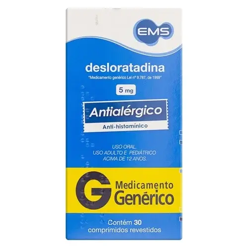 DESLORATADINA 0,5MG/ML 100ML GENERICO EMS DESLORATADINA