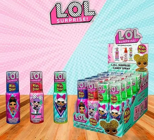 BALA LIQUIDA KIDS CANDY LOL SURPRISE SPRAY