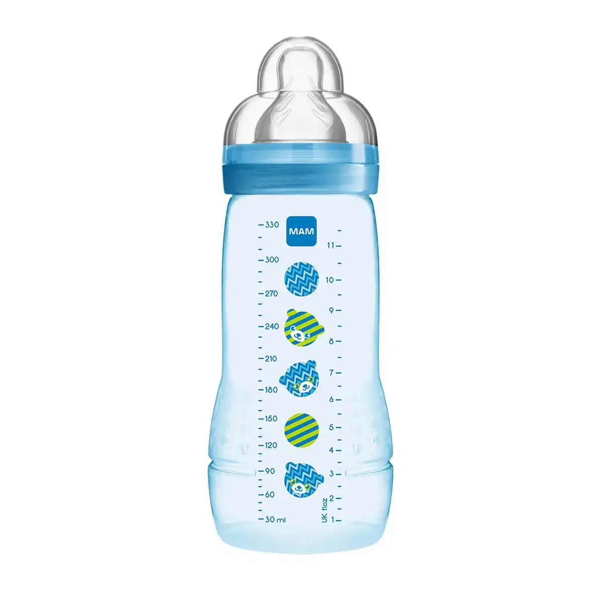 MAMADEIRA MAMADEIRA EASY ACTIVE AZUL 330ML MAIS 4 MESES