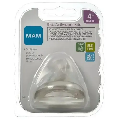 BICO MAM ANTIVAZAMENTO FLUXO RAPIDO MAIS DE 4 MESES