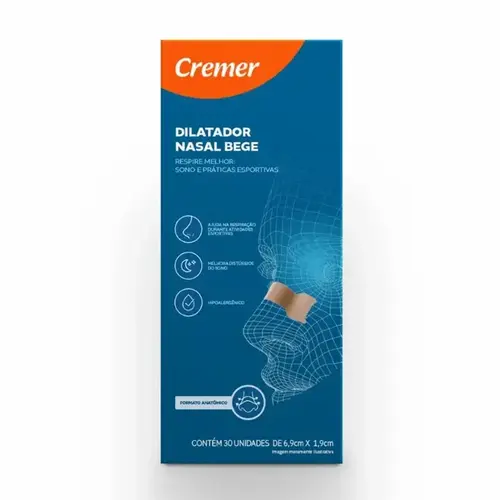 DILATADOR NASAL BEGE CREMER 30 UNIDADES