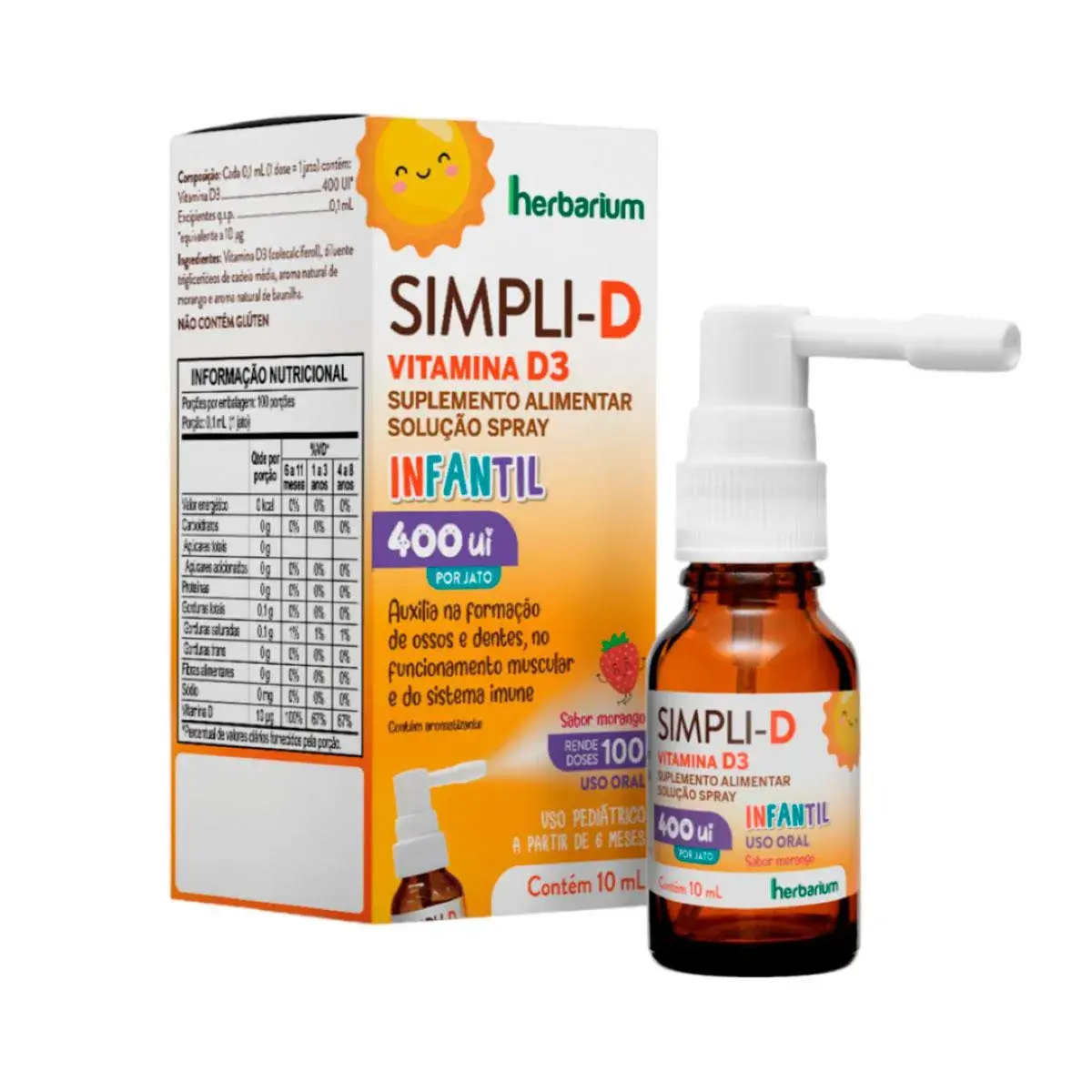 SIMPLI D 400UI SPRAY 10ML COLECALCIFEROL
