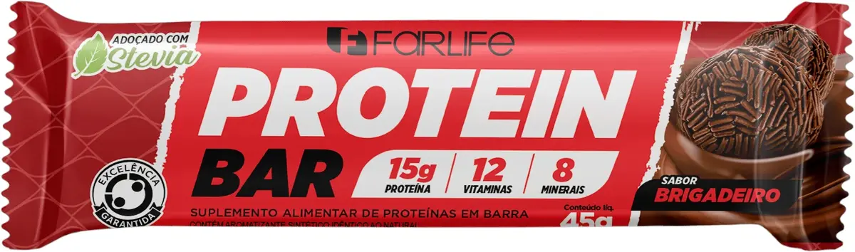 BARRA PROTEINA FARLIFE BRIGADEIRO