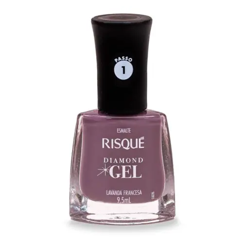 ESMALTE RISQUE DIAMOND GEL LAVANDA FRANCESA 9,5ML