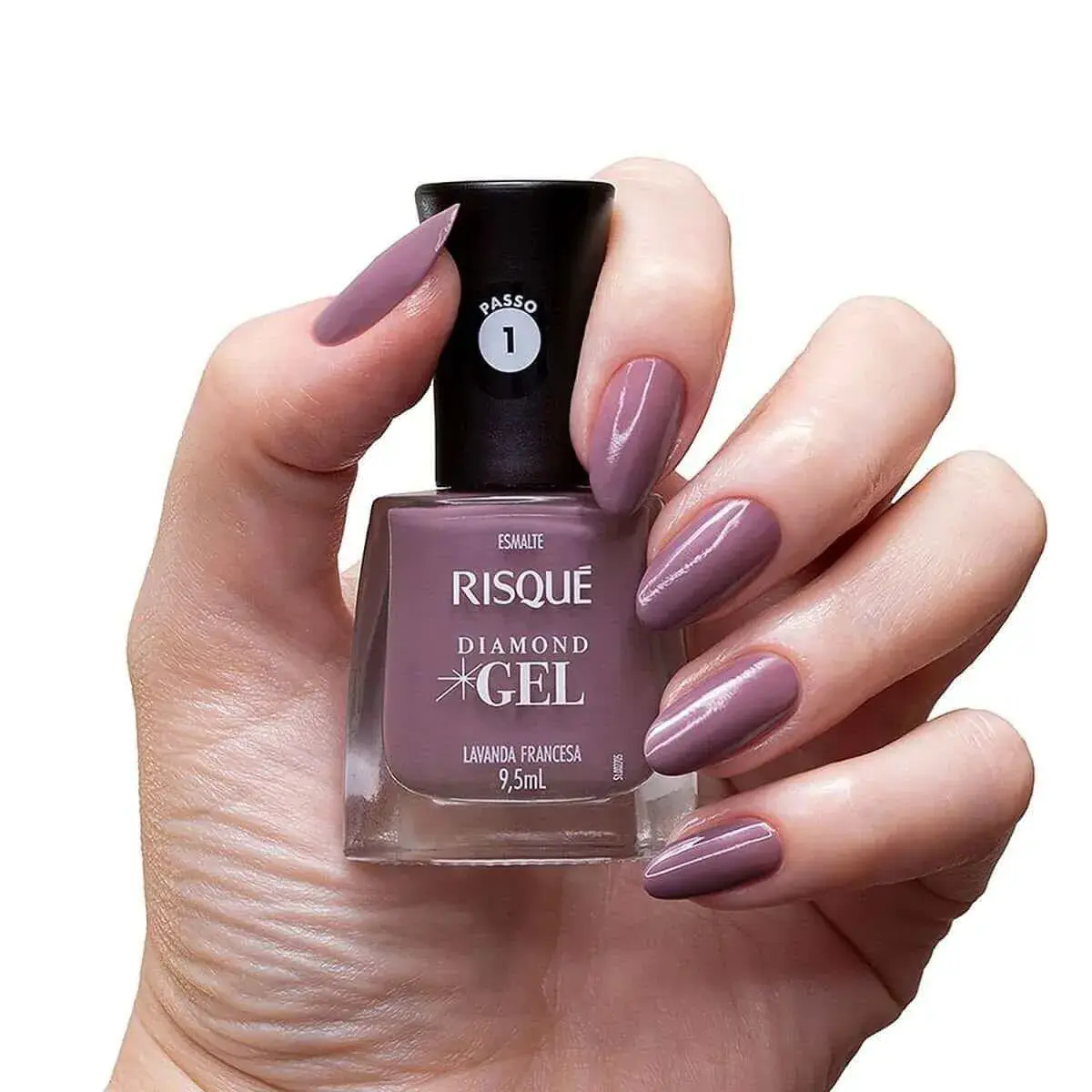 ESMALTE RISQUE DIAMOND GEL LAVANDA FRANCESA 9,5ML