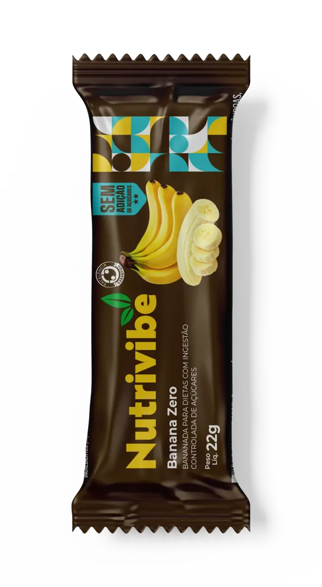 NUTRIVIBE BANANA SEM ACUCAR 30GR