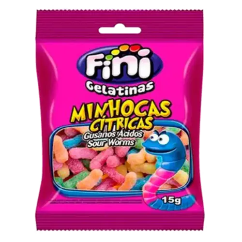 BALAS FINI MINHOCAS 15GR
