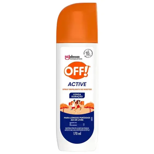 REPELENTE LOCAO OFF ACTIVE SPRAY 170ML