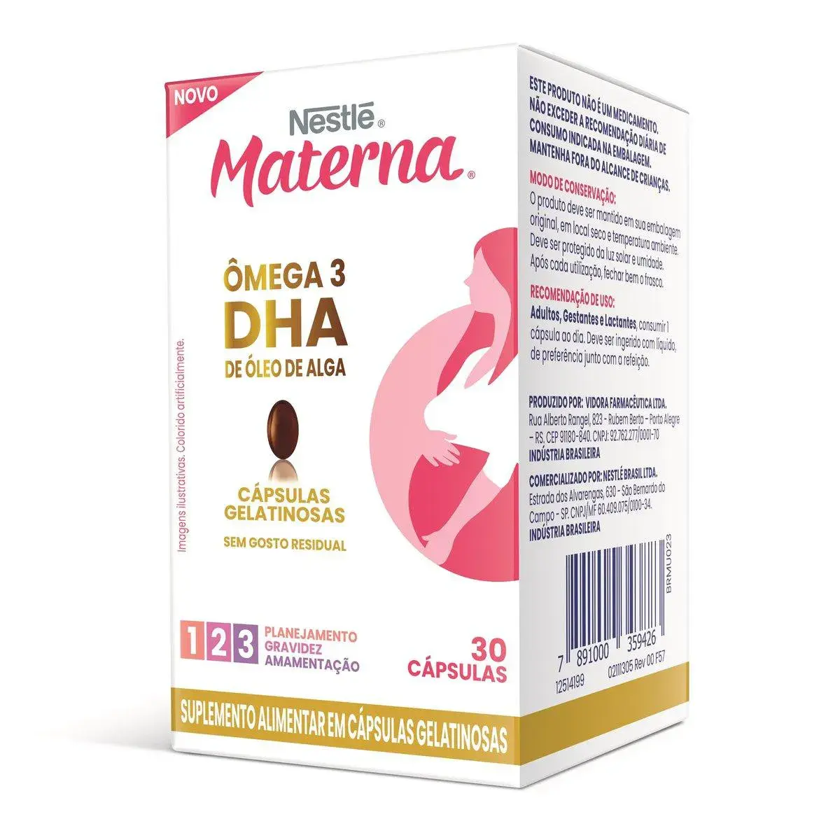 NESTLE MATERNA OMEGA DHA 30 COMPRIMIDOS