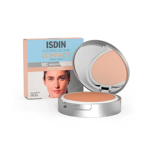 PROTETOR SOLAR ISDIN PO COMPACTO AREIA FPS50+ 10GR
