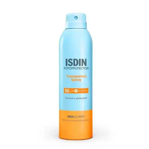 PROTETOR SOLAR ISDIN TRANSPARENT SPRAY FPS30 250ML