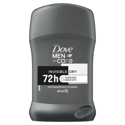 DESODORANTE DOVE INVISIBLE DRY 72H MASCULINO STICK BARRA 45GR
