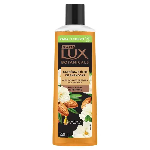 SABONETE LIQUIDO LUX BOTANICALS GARDENIA E OLEO DE AMENDOAS 250ML