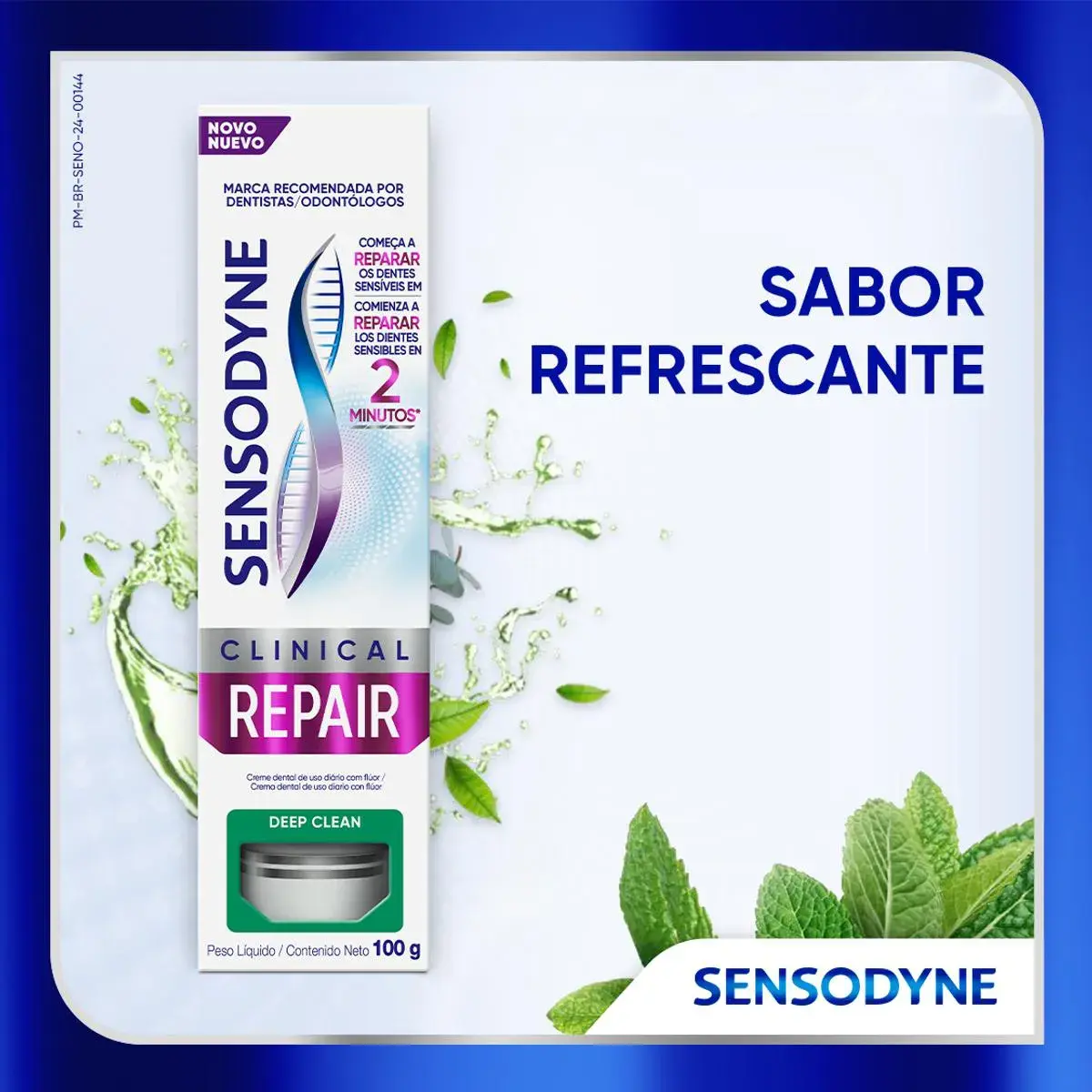 CREME DENTAL SENSODYNE CLINICAL REPAIR DEEP CLEAN 100GR