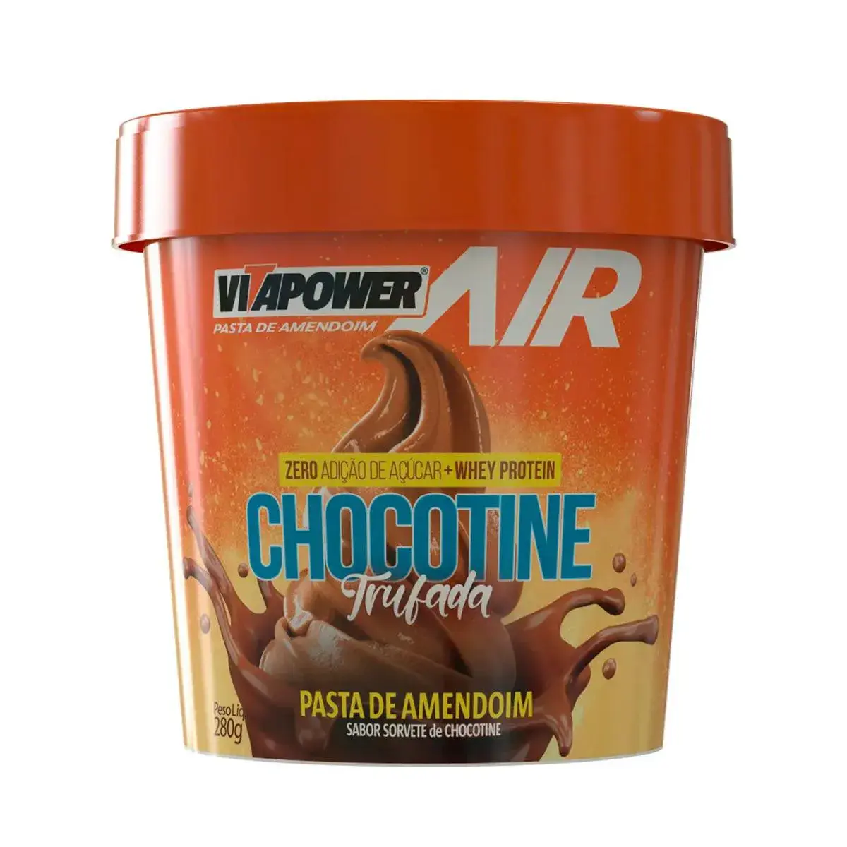 PASTA AMENDOIM VITAPOWER AIR SORVETE CHOCOLATINE TRUFADA 280GR