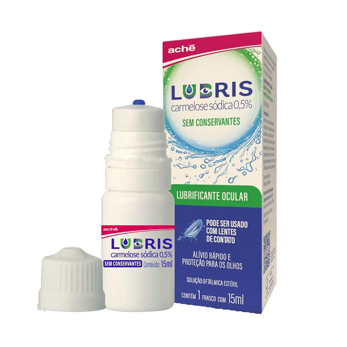 LUBRIS 0,5% 15ML SOLUCAO OFTALMICA CARMELOSE SODICA