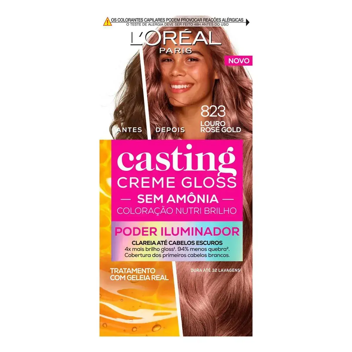 TINTURA CASTING CREME GLOSS 823 LOURO ROSE