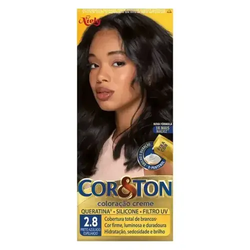 TINTURA COR&TON 2.8 PRETO AZULADO ESPELHADO