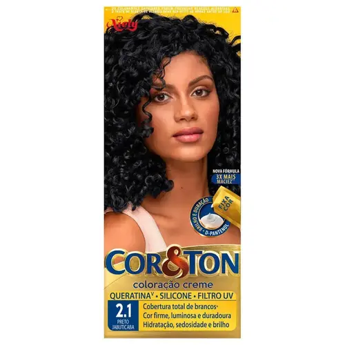 TINTURA COR&TON 2.1 PRETO JABUTICABA