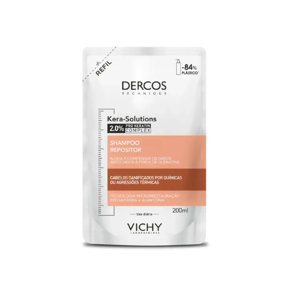 REFIL SHAMPOO VICHY DERCOS KERA SOLUTIONS 200ML