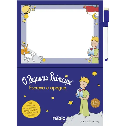 LIVRO O PEQUENO PRINCIPE ESCREVA E APAGUE