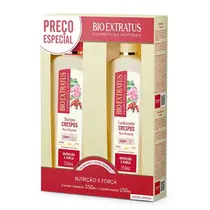 KIT BIO EXTRATUS ROSA MOSQUETA CRESPOS SHAMPOO 250ML+CONDICIONADOR 250ML