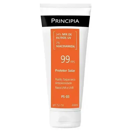 PROTETOR SOLAR CORPORAL FLUIDO PRINCIPIA PS-03 FPS99 200ML