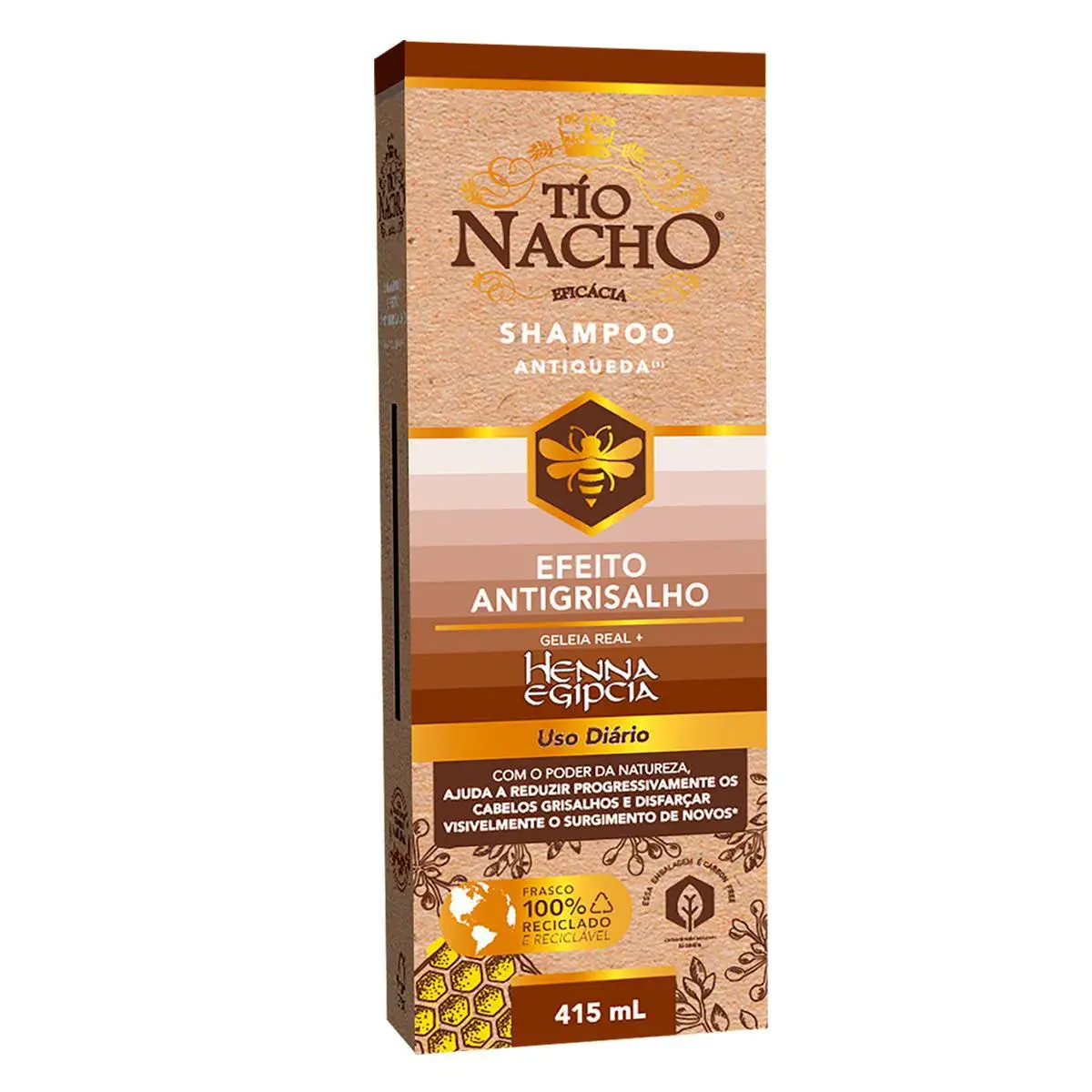 SHAMPOO TIO NACHO ANTIGRISALHO 415ML