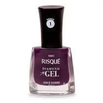 ESMALTE RISQUE DIAMOND GEL CALDA BLUEBERRY