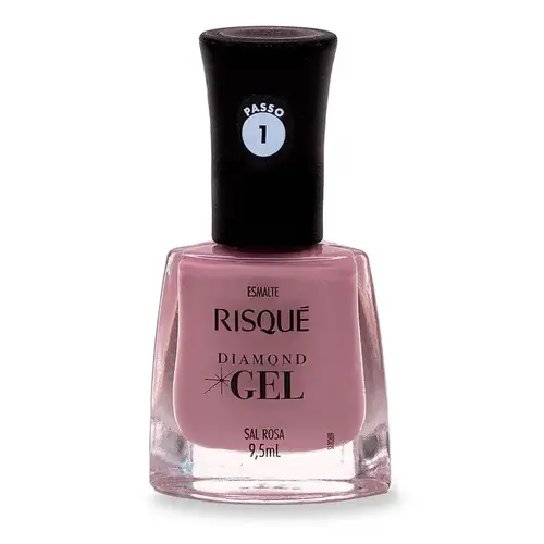 ESMALTE RISQUE DIAMOND GEL SAL ROSA