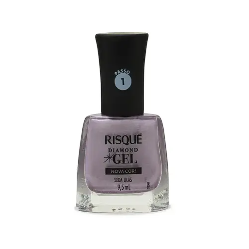 ESMALTE RISQUE DIAMOND GEL SEDA LILAS