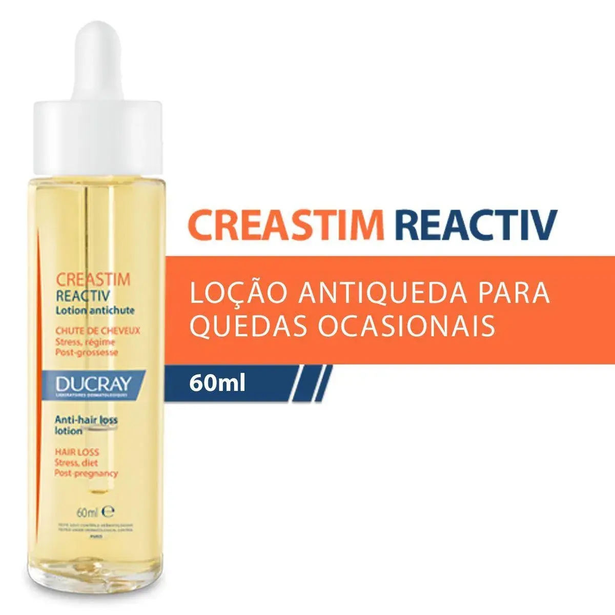 LOCAO ANTIQUEDA DUCRAY CREASTIM REACTIV 60ML