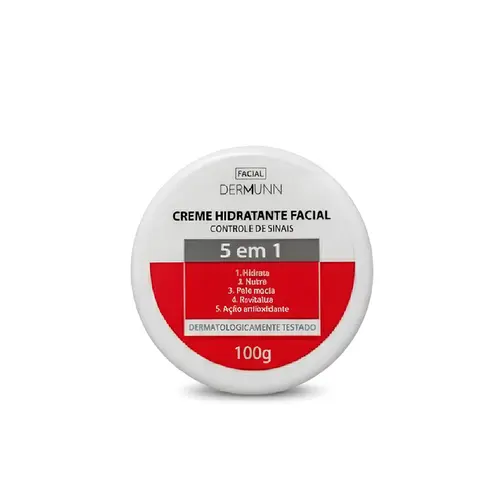 CREME HIDRATANTE DERMUNN FACIAL CONTROLE DE SINAIS 100GR