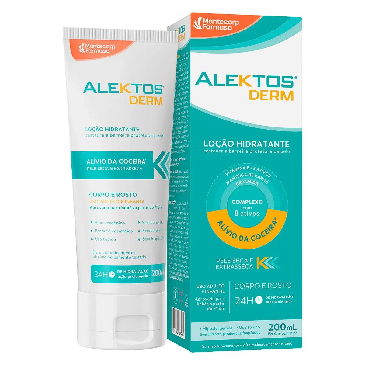 LOCAO HIDRATANTE ALEKTOS DERM 200ML