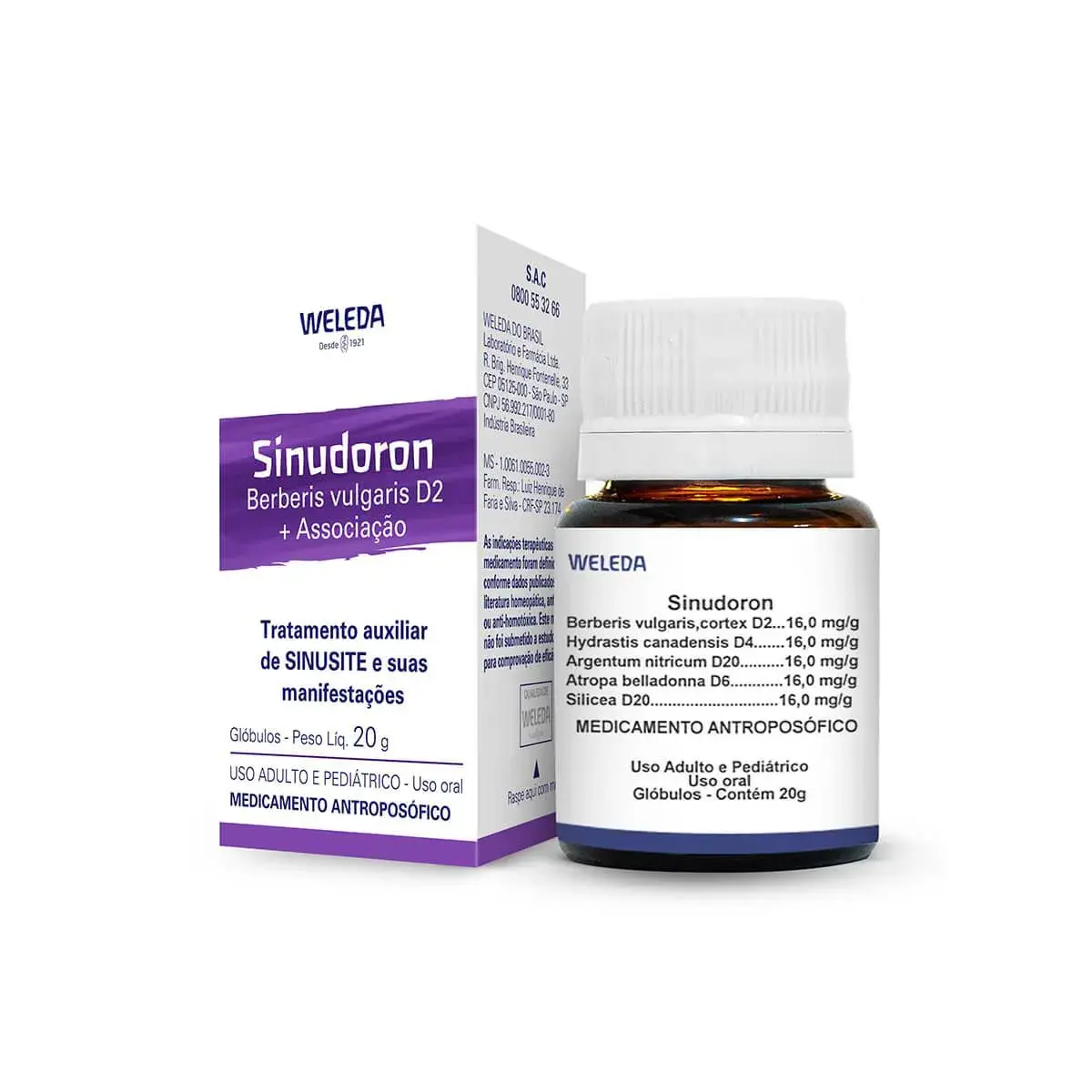SINUDORON WELEDA 80 COMPRIMIDOS