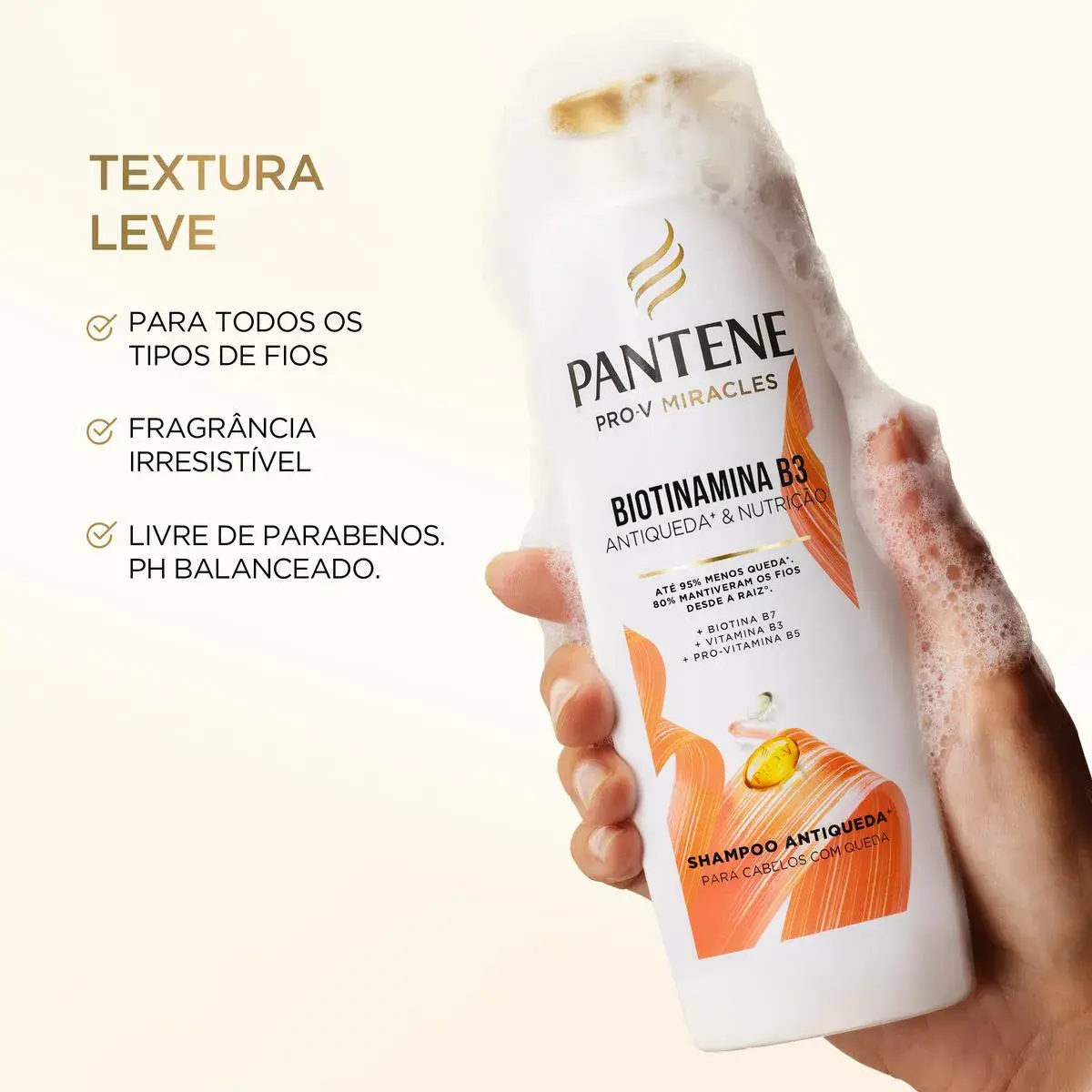 SHAMPOO PANTENE BIOTINAMINA B3 300ML