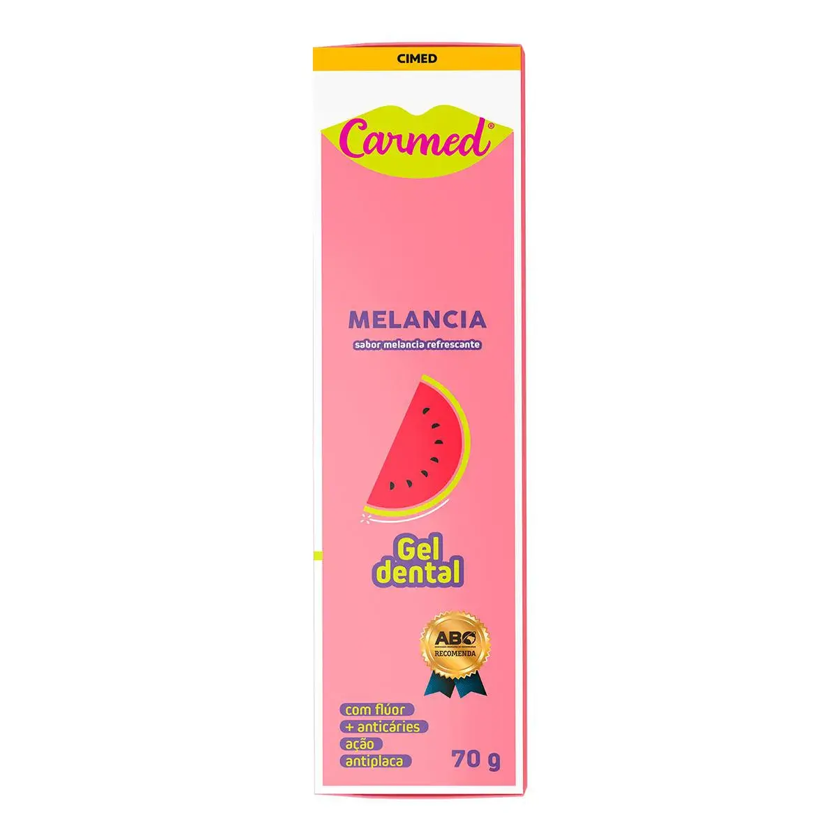 CREME DENTAL CARMED MELANCIA COM FLUOR 70GR