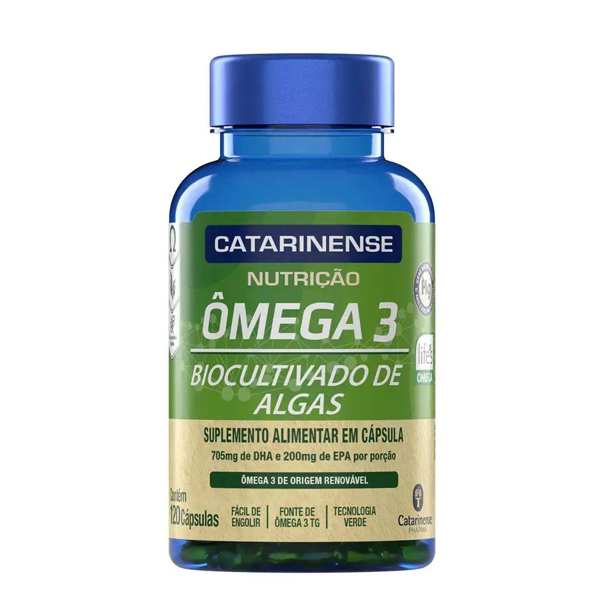 OMEGA 3 CATARINENSE BIOCULTIVADO DE ALGAS 60 CAPSULAS