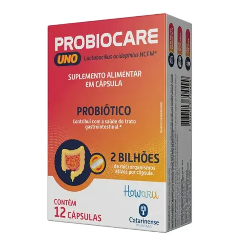 PROBIOCARE UNO 2 BI 12 CAPSULAS