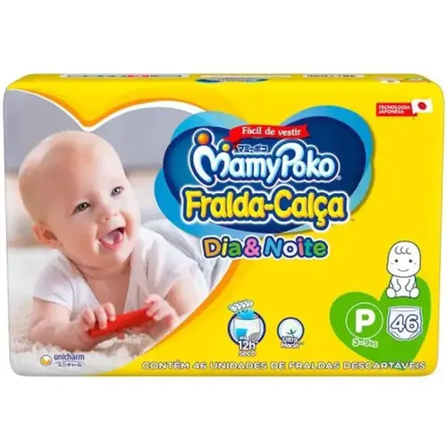 FRALDA MAMYPOKO CALCA P 46 UNIDADES
