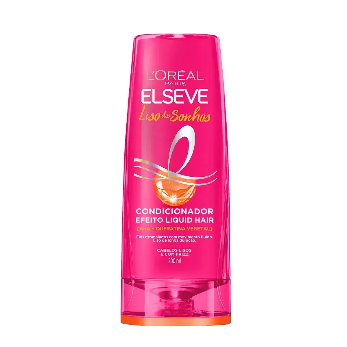 CONDICIONADOR ELSEVE LISO DOS SONHOS LIQUID HAIR 200ML