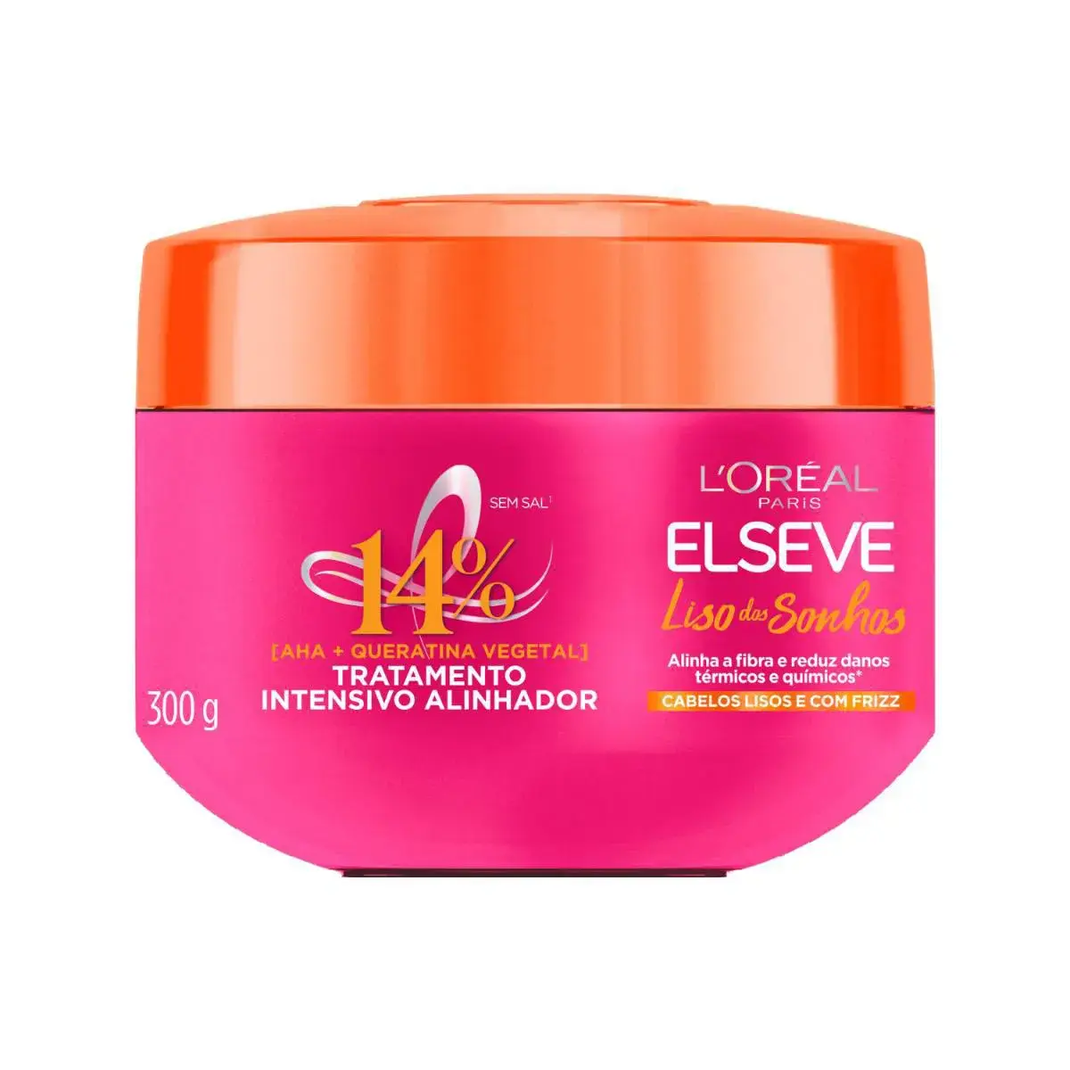 CREME DE TRATAMENTO ELSEVE LISO DOS SONHOS INTENSIVO ALINHADOR 300GR