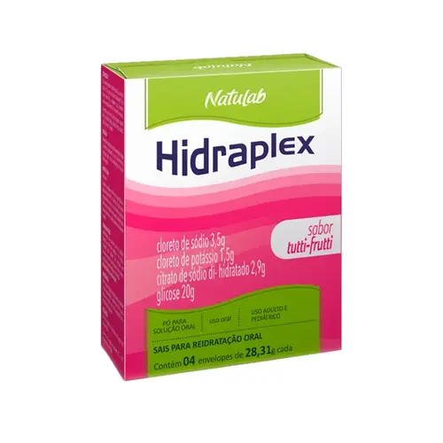 HIDRAPLEX 4 ENV 27,9GR TUTTI-FRUTTI SODIO CLORETO + POTASSIO CITRATO + SODIO CITRATO + GLICOSE